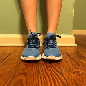 Blue Under Armour Running Shoes